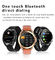 Qianrun Round Blood Pressure Bt Call مراقب معدل ضربات القلب Smartwatch Dw95.0