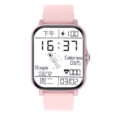 1.72 بوصة شاشة مراقب معدل ضربات القلب Smartwatch هلام السيليكا IP68 مقاوم للماء